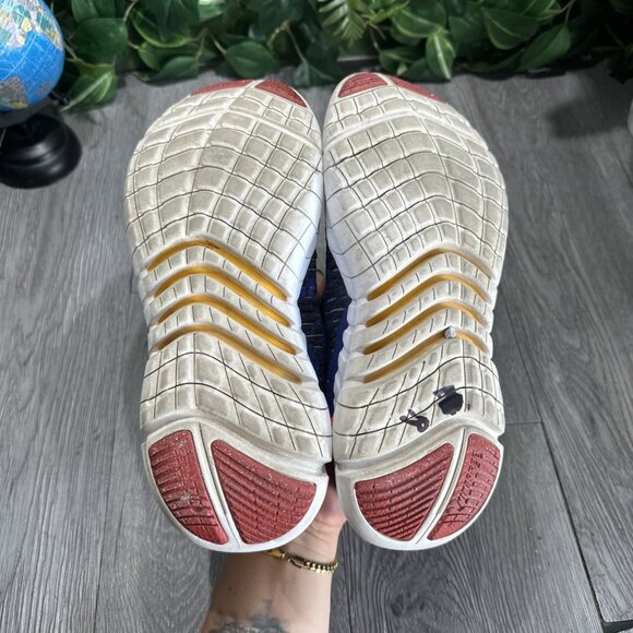 Nike Free Run 5.0 Men’s Size 7 Blue White Black Concord Road Running Shoes - Picture 7 of 9